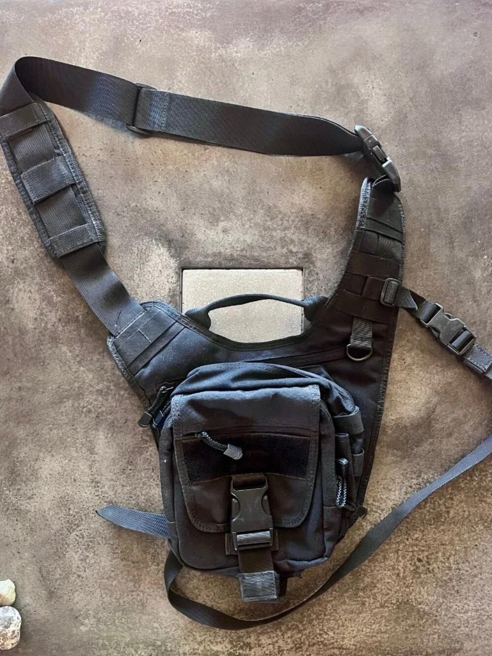 Condor EDC Bag | Black Crossbody Shoulder Sling